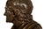 French Antique Bronze Sculpture “Bust of Voltaire” After Jean-Antoine Houdon For Sale - Image 11 of 18