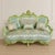 Bring a refined French-inspired presence to your interior with this ornate three-seater sofa, featuring a distinctive...