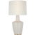 Modern Barbara Barry by Visual Comfort Signature Paros 31" Table Lamp in Ivory with Linen Drum Shade For Sale - Image 3 of 3