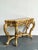 Antique Giltwood Rococo Style Console Marble Top Table For Sale - Image 9 of 18