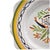 White 19th-Century French Provincial Faience Hand-Painted Scalloped Plate, Folk Bouquet For Sale - Image 8 of 11