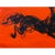 2010s Oil Paint Canvas Art Black Artistic Racing Horse Wall Decor Painting For Sale - Image 5 of 5