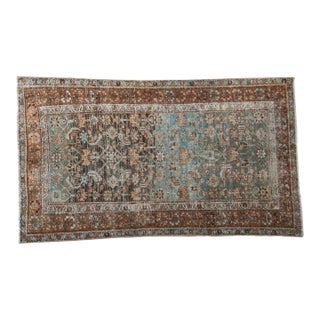 Vintage Distressed Malayer Rug - 3'5" X 5'9" For Sale