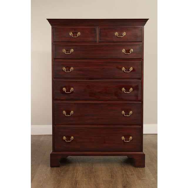 Henkel Harris Georgian Style Mahogany Tall Chest For Sale In Philadelphia - Image 6 of 18