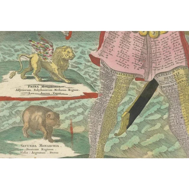 Colossus Depicting King Nebuchadnezzar's Dream, 1740, Engraving For Sale - Image 3 of 7