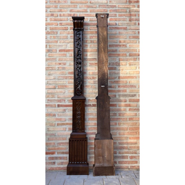 Antique Carved Oak Panels, Set of 2 For Sale - Image 15 of 18