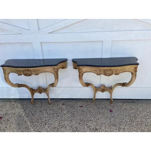 Early 19th Century Pair of Antique French Demi-Lunes For Sale In Los Angeles - Image 6 of 6