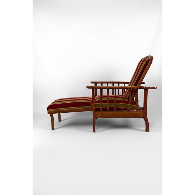 Arts & Crafts Morris Lounge Chair, United Kingdom, 1900s For Sale - Image 6 of 15