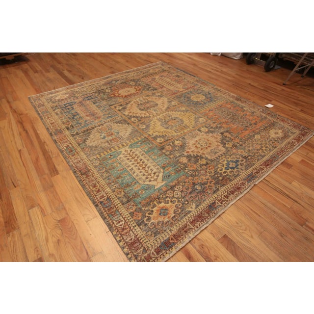 Rustic Tribal Allover Geometric Modern Rug, Country of origin: Central Asia, Circa date: Modern Rugs