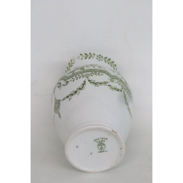 Granby Small Vase Sampson Bridgwood Sons 19th Century Earthenware Pottery 4874b For Sale - Image 4 of 14