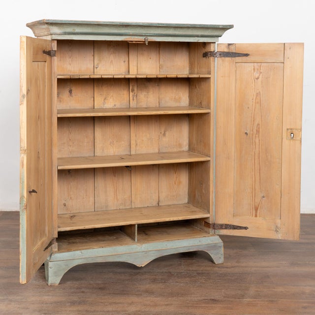 This pine sideboard is a wonderful example of Swedish country craftsmanship with a warm, aged patina in the original...