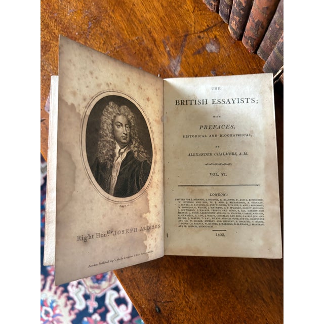 Illustration Group of 20 Assorted Leather Bound Books, 19th Century For Sale - Image 3 of 7