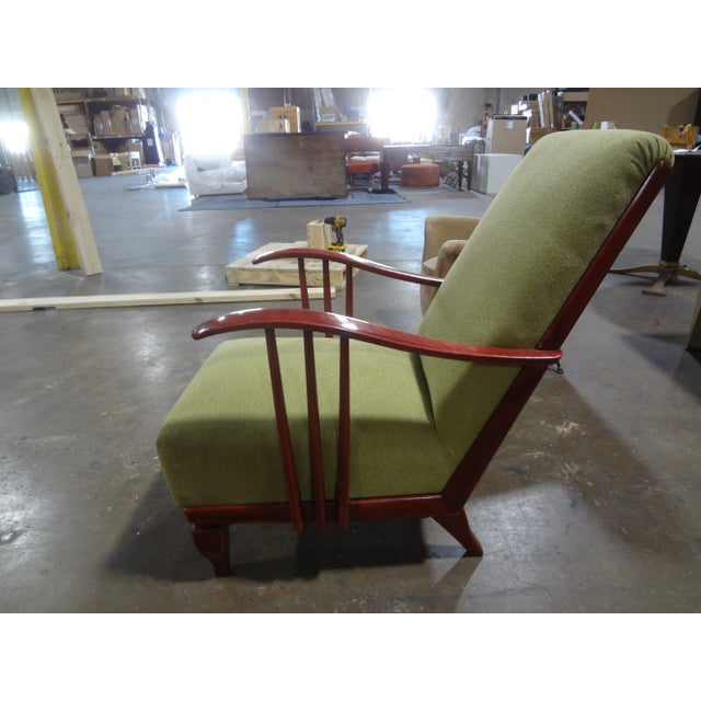 Mid-Century Modern 1950s Italian Modern Lounge Chair Attributed to Paolo Buffa For Sale - Image 3 of 9