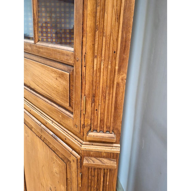 Mid 20th Century American Traditional Corner Cabinet With Architectural Detailing For Sale - Image 5 of 14