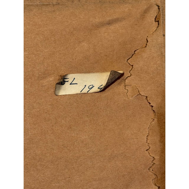 Black 1960s Signed Vincent Price Collection Art For Sale - Image 8 of 8