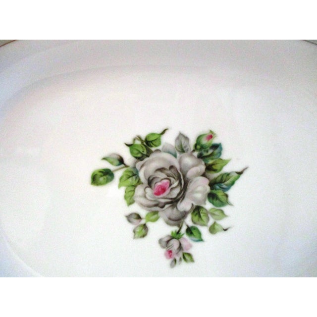 Victorian 1950s Jyuto White Rose Porcelain Tea Set - 19 Pieces For Sale - Image 3 of 10