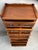 2000 - 2009 20th Century Regency Style Cherrywood Chest of Drawers For Sale - Image 5 of 11