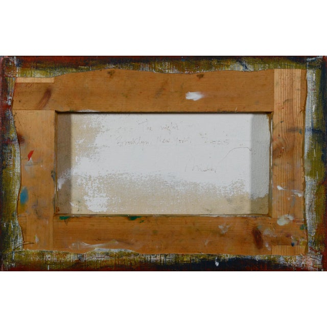 The Night, Brooklyn, New York, 2000s, Oil on Canvas For Sale - Image 3 of 5