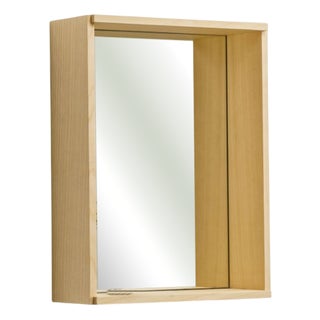 Campo Minimalist Wall Mirror in Ash by Filipe & Viricel For Sale