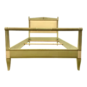 Vintage Robert W Irwin Company Louis XVI Style Twin Size Bed