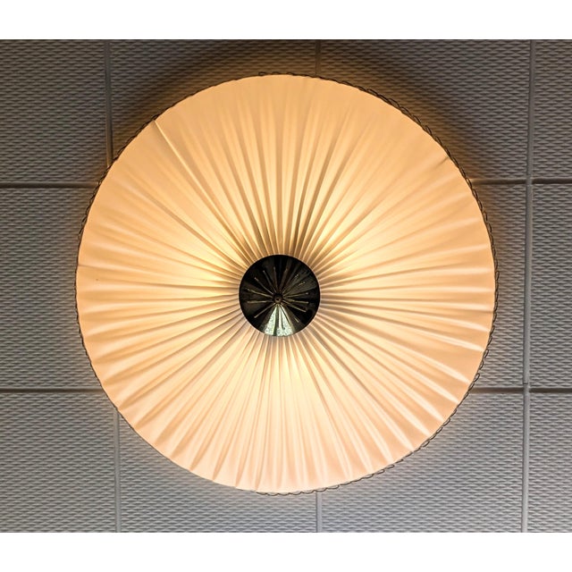 Large Mid-Century Finnish Model K5-27 Flush Mount by Paavo Tynell for Idman, 1950s For Sale - Image 10 of 16