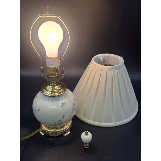 Lenox Table Lamp- Rose Manor Collection For Sale - Image 9 of 18
