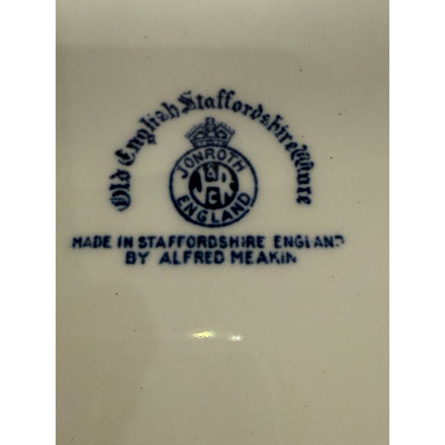 Early 20th Century Picturesque Vermont Souvenir Plate by Alfred Meakin, Staffordshire England (Jonroth Backstamp) For Sale - Image 9 of 9