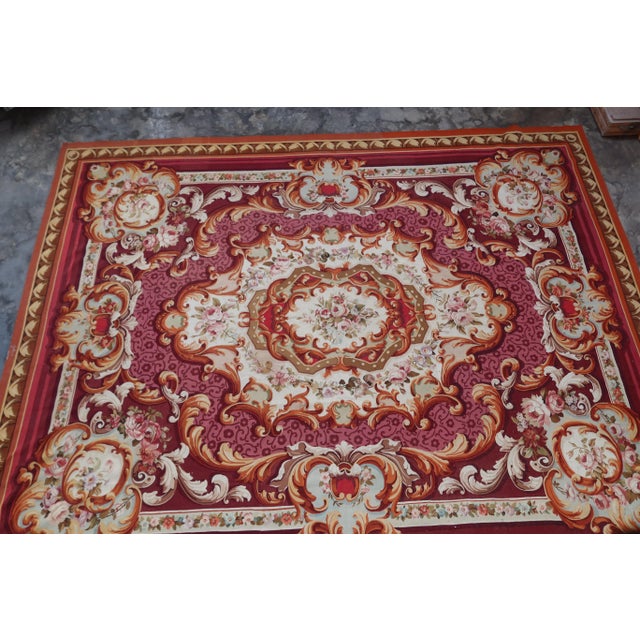 Louis XV Savonnerie Rug in Wool For Sale - Image 12 of 15