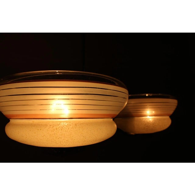 Large Mid-Century Ceiling Lamp from Zukov, 1950s For Sale - Image 11 of 13