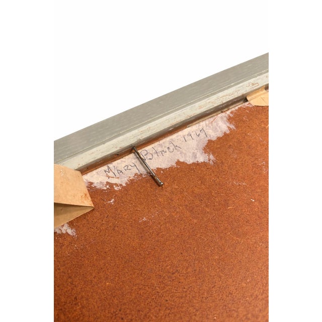 Traditional 1967 Floral Still Life Painting by Mary Black, Vintage Framed Original Artwork For Sale - Image 3 of 9