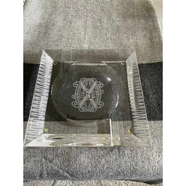 2000 - 2009 2002 Limited Edition Fuente Fuente OpusX 10th Anniversary Crystal Cigar Ashtray For Sale - Image 5 of 5