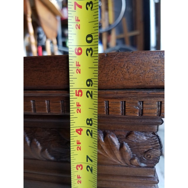 Sienna 1800's Carved Rosewood Library Table For Sale - Image 8 of 12
