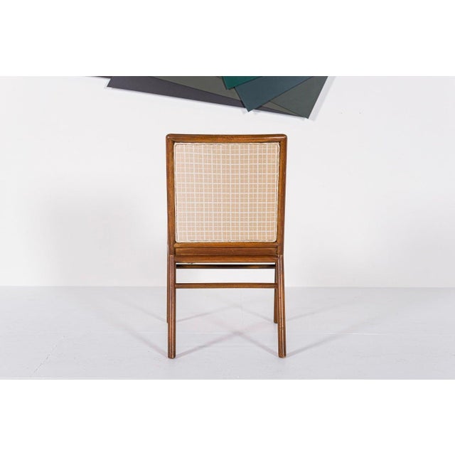 Mid Century Wood & Upholstered Arm Chair by Robsjohn-Gibbings for Widdicomb For Sale - Image 9 of 11