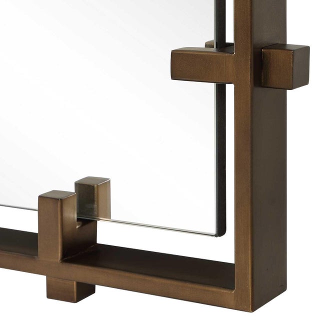 2020s Hann Full Length Bronze Mirror For Sale - Image 5 of 6