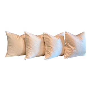 Kohro White Linen & Cotton Pillows - Set of 4 For Sale