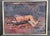 Important, original Abstract Expressionist oil painting by California artist Lundy Siegriest. Titled "Recling Figure #2"...