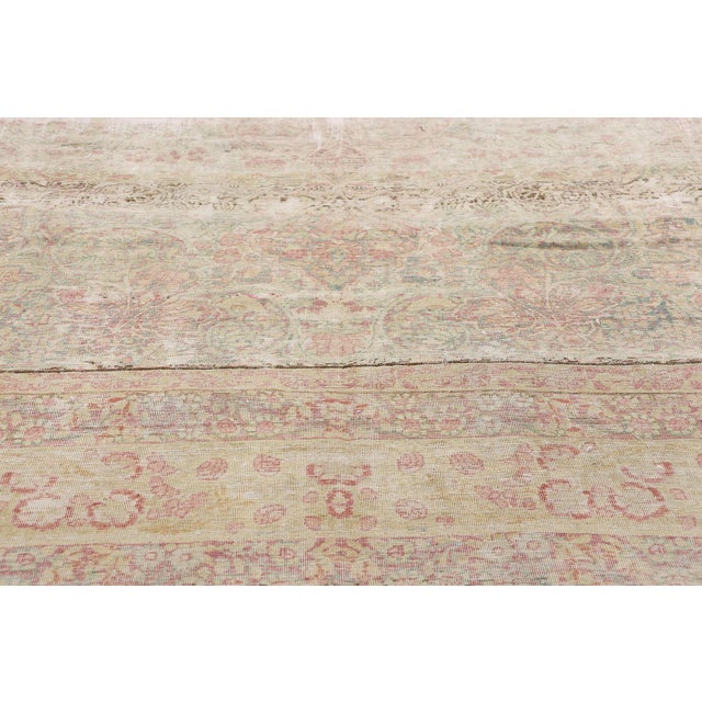 Early 20th Century Modern Rustic Vintage Persian Kerman Rug - 08'01 X 12'06 For Sale - Image 5 of 9