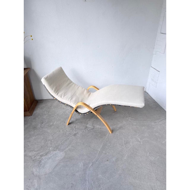Vintage Bentwood Deck Chair by Kim Samson for Ikea, 1980s For Sale - Image 12 of 18