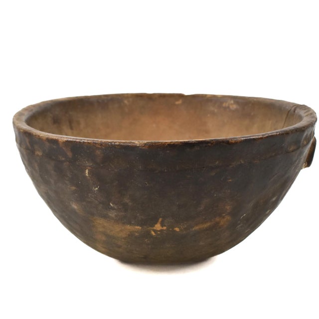 Early 20th Century Early 20th Century Nupe Wood Bowl Nigeria For Sale - Image 5 of 6