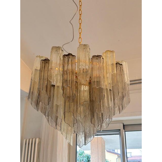 Contemporary Murano Glass Sputnik Chandelier Multicolor, Mazzega Style For Sale - Image 6 of 8