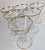 Zing, zang and zoom- this'll fix your gloom! A half dozen tall champagne coupes with faceted bead stems and a gorgeous...