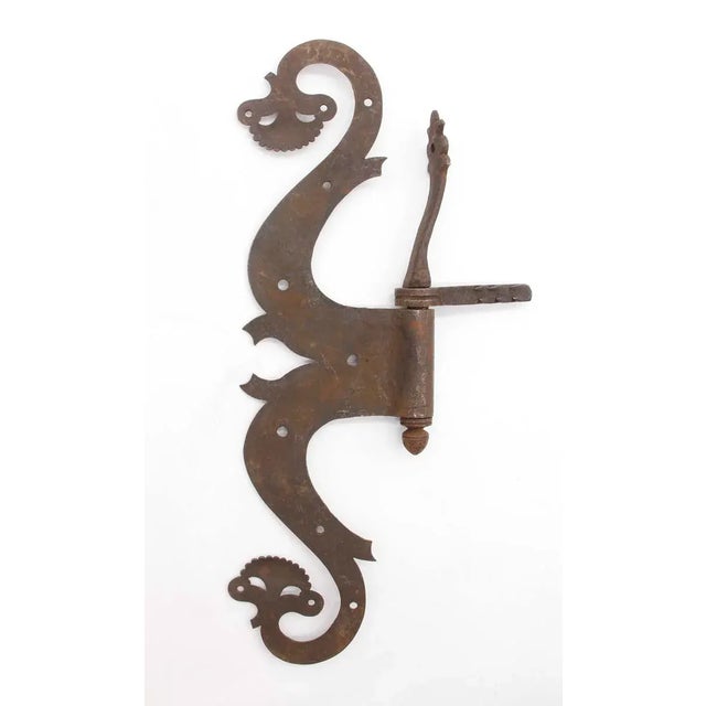 Antique Late 19th Century Medieval Ornamental Gothic Strap Hinge Chairish