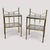 Brass and Glass Side Tables, 1930, Set of 2 For Sale - Image 13 of 13