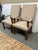 Traditional Charles Pollock Reproductions Carved Wood High-Back Armchairs, Pair For Sale - Image 3 of 12