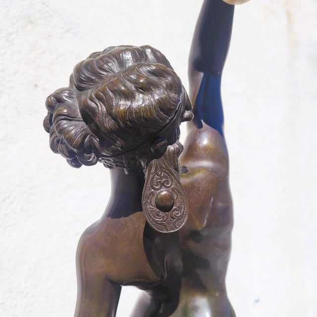 A Gory, Ball Dancer, 20th Century, Bronze & Marble For Sale - Image 16 of 17