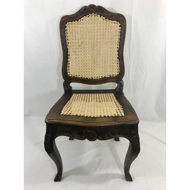 Wood Louis XV Period Side Chair For Sale - Image 7 of 7
