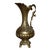 Vintage Brass Handmade Italian Vase For Sale