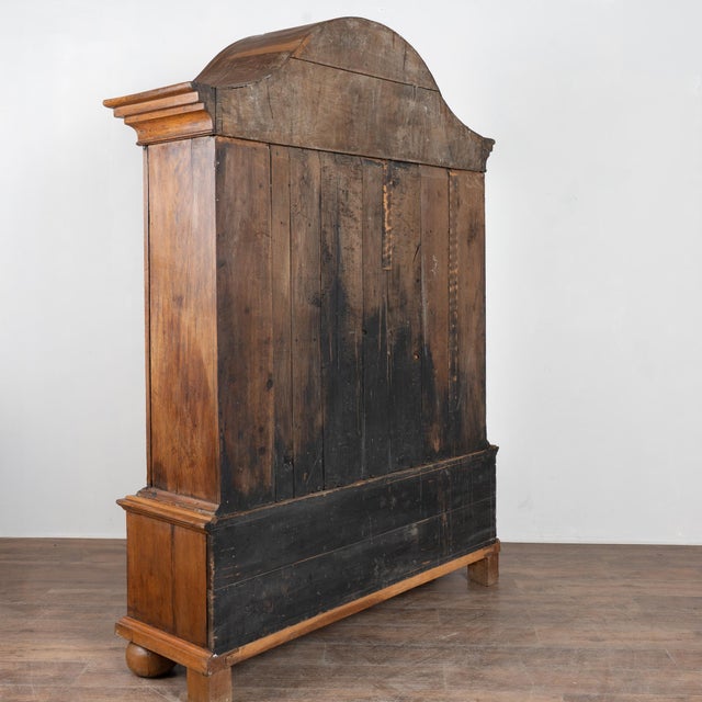 Late 18th Century Swedish Tall Oak Rococo Cabinet For Sale - Image 12 of 12
