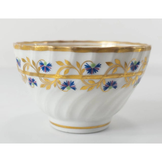 18th Century English Royal Crown Derby Nottingham Road Teacup & Saucer Set- 2 Pieces For Sale - Image 11 of 13