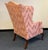 1980s Southwood Traditional Wingback Chair With Carved Cabriole Legs - For Reupholstery For Sale - Image 5 of 12